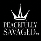 Peacefully Savaged™ crown logo